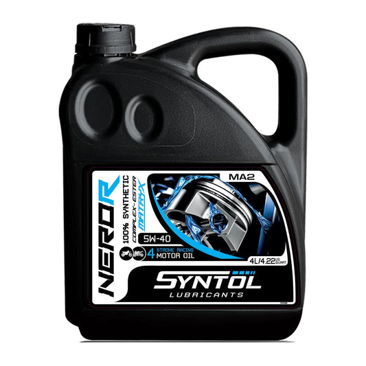 Syntol Nero-R 4T 5W-40 100% Synthetic Motorcycle Racing Oil