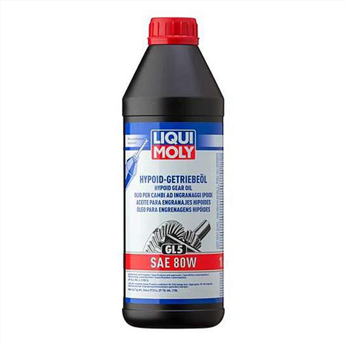 Liqui Moly Hypoid Gear Oil SAE 80W API GL5 MAN 342 Typ M1 1L