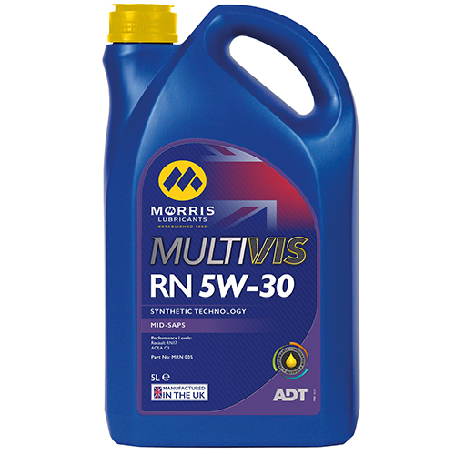 5w30 Fully Synthetic Engine Oil Morris Multivis Mid Saps C3 Renault RN17  5L