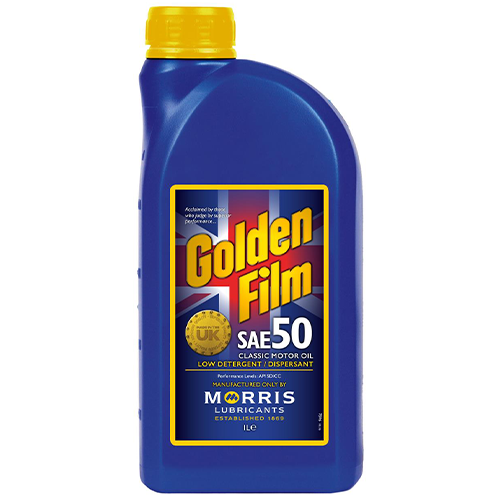 Morris Golden Film SAE 50 Classic Motor Oil for Petrol & Diesel Engines