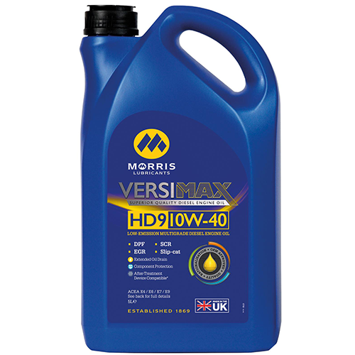 MORRIS 10w40 Fully Synthetic Heavy Duty Engine Oil  ACEA E6/E9 Volvo VDS-4.5 5L