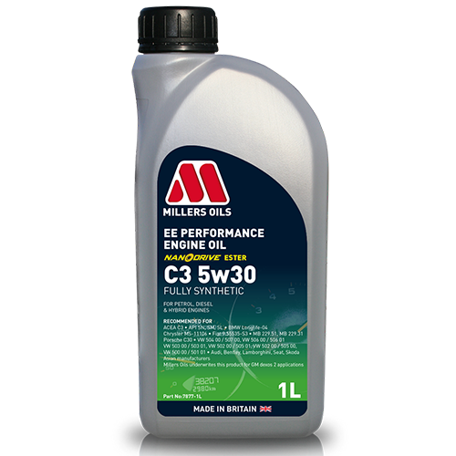 Millers Oils EE Performance C3 5w-30 5w30 Fully Synthetic Engine Oil