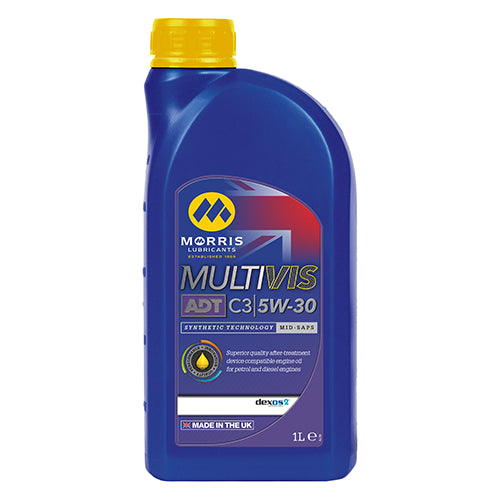 Morris 5w30 Fully Synthetic Engine Oil Multivis ADT Mid Saps C3 dexos2