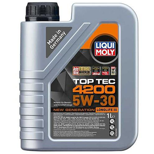 Liqui Moly 5W30 Fully Synthetic Engine Oil Top Tec 504 / 507 Longlife 3