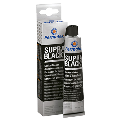 Permatex RTV Silicone Instant Gasket Maker Black High Temperature Sealant 80ml