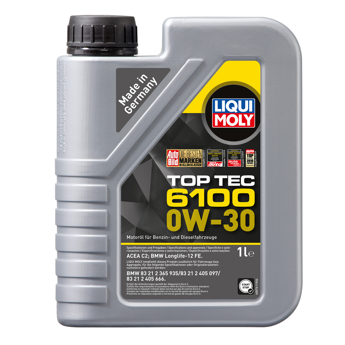 Liqui Moly Top Tec 4100 0w30 Fully Synthetic Engine Oil ACEA C2, API SP