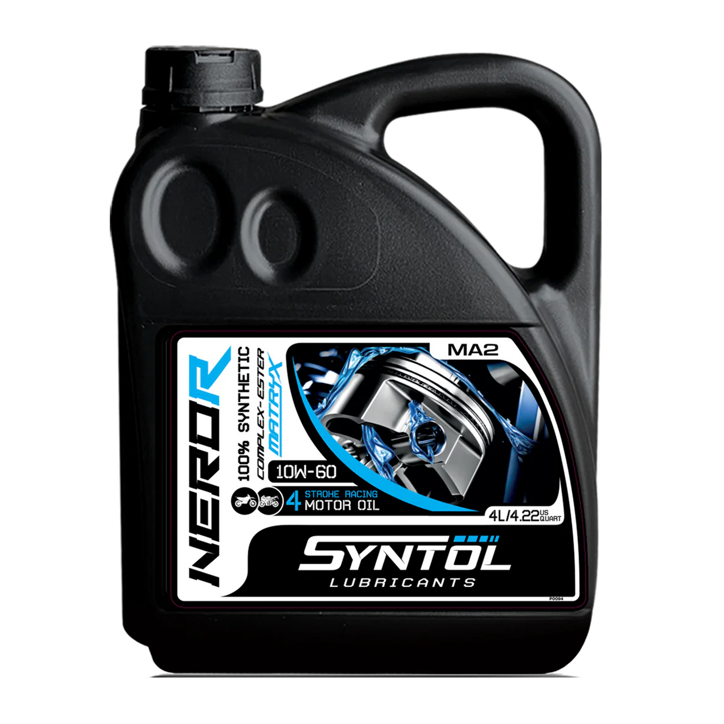 10W60 Motorcycle Oil Fully Synthetic 4 Stroke JASO MA MA2 10W-60 API SN