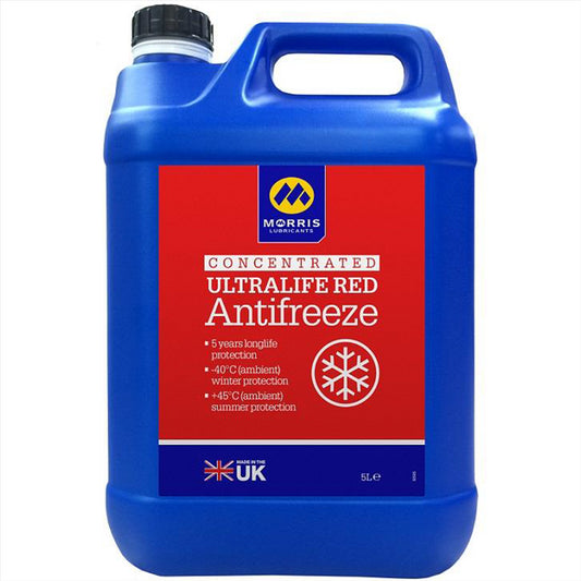 MORRIS Ultralife Red Antifreeze Coolant G12 Concentrated Longlife OAT Fluid