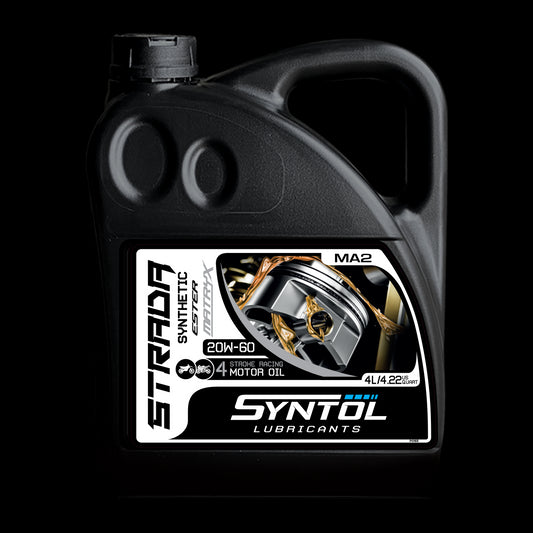 Syntol Strada 4T 20W-60 Semi Synthetic Motorcycle Engine Oil 4L