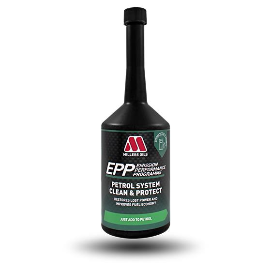 MILLERS EPP Petrol System Clean & Protect Cleans Injectors Carburetor 400ml