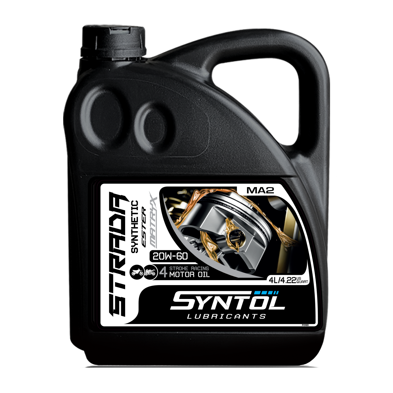 Syntol Strada 4T 20W-60 Semi Synthetic Motorcycle Engine Oil Jaso MA/MA2