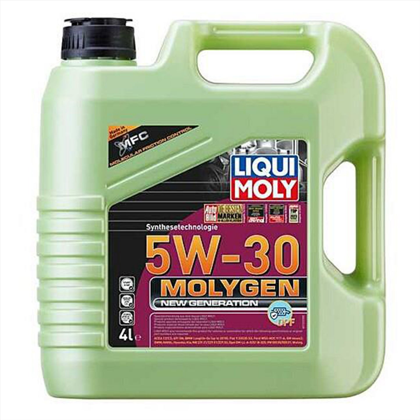 5W30 Synthetic Engine Oil DPF BMW AUDI PORSCHE Liqui Moly Molygen