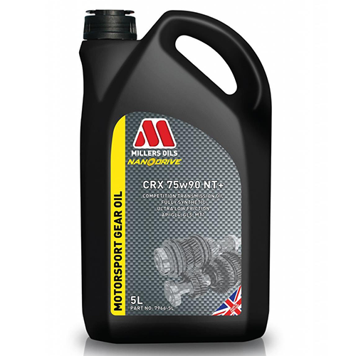 Millers Oils Motorsport CRX 75w-90 75w90 NT+ Fully Synth Gear Oil