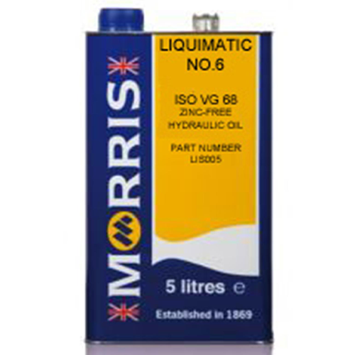 MORRIS ISO 68 Hydraulic Oil VG68 Fluid Zinc free, Ashless  Tellus 68 5L