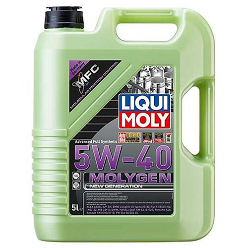 Liqui Moly MOLYGEN 5W-40 New Generation ACEA A3/B4 VW BMW AUDI PORSCHE A40