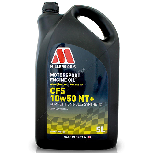 10w50 Fully Synthetic Engine Oil Millers 10w 50 Motorsport CFS NT+ Ester