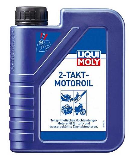 LIQUI MOLY 2 Stroke Semi Synthetic Engine Oil for Motorcycles Lawnmower 1L