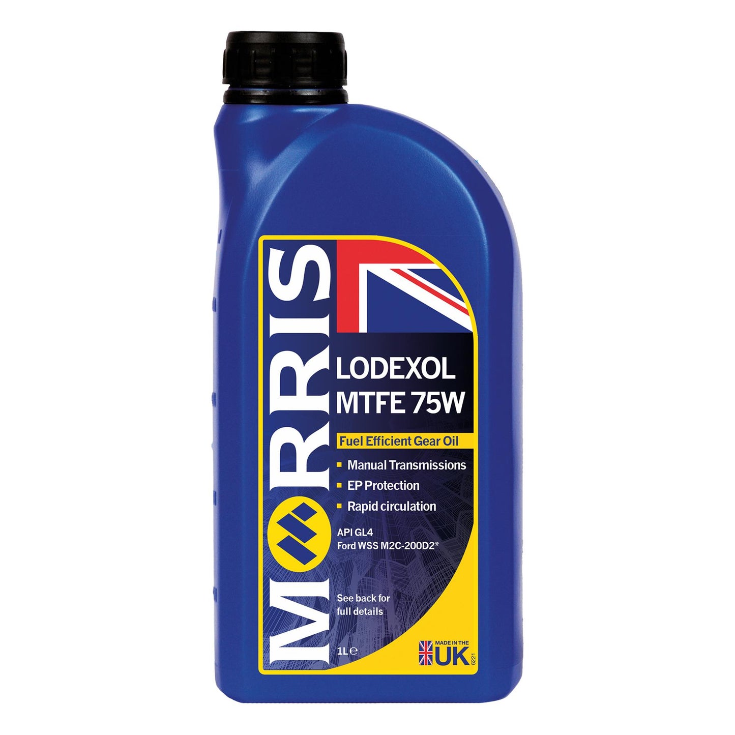 MORRIS MTFE 75W Fully Synthetic Gear Oil API GL4  Monograde Fluid