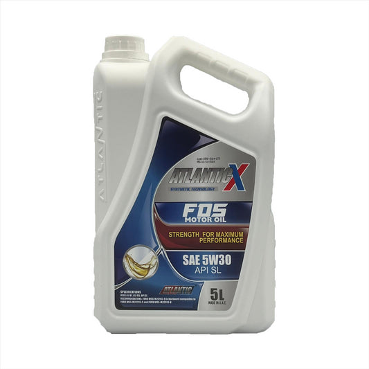 Atlantic 5w30 Fully Synthetic Engine Oil ACEA A1/B1 A5/B5 API SL WSS-M2C913- D 5L