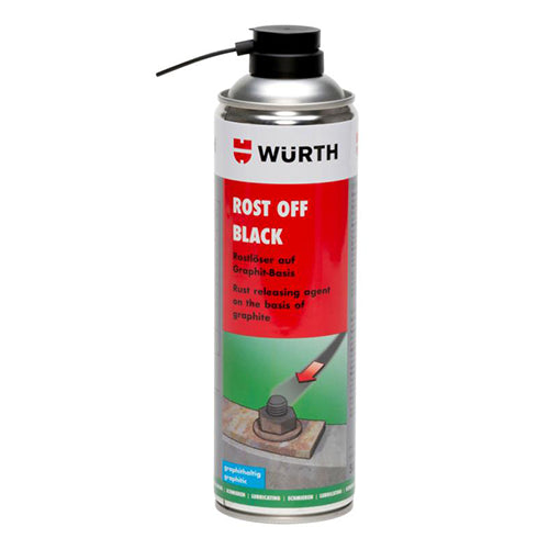 Wurth Rost off Black Graphite-Based Rust Remover Cleaner Lubricant  500ml