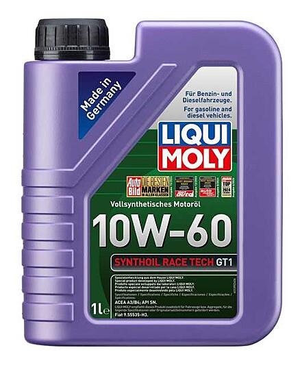 Liqui Moly 10W-60 Fully Synthetic Engine Oil Synthoil Race Tech Gt1