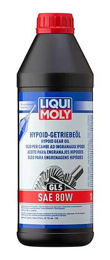 Liqui Moly Hypoid Gear Oil SAE 80W API GL5 MAN 342 Typ M1 1L