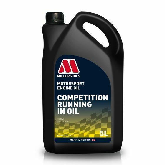 Millers Motorsport Competition Running In Oil Mineral Multi Viscosity Oil 5L