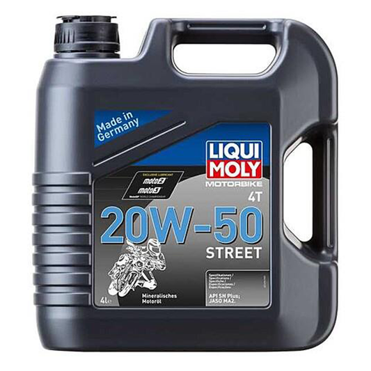 Liqui Moly 20w50 Mineral 4 Stroke Motorbike Engine Oil  4L