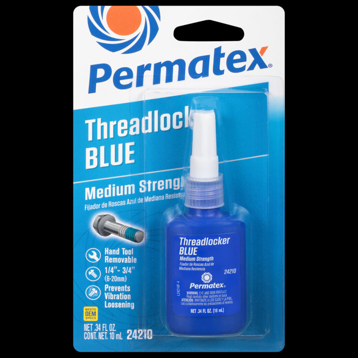 Threadlock Medium Fast Acting Nut & Bolt Thread Lock Sealant Adhesive - 10ml