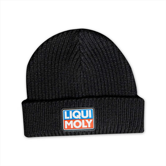 Liqui Moly Beanie Hat BLACK Warm Knit Hat for Cold Weather One Size