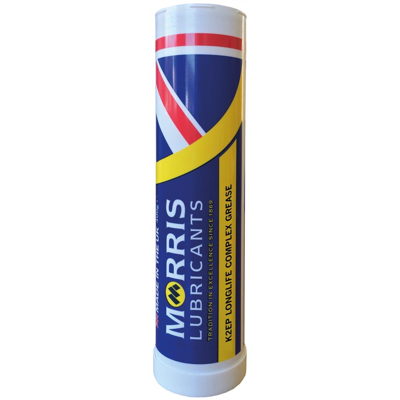 Morris Longlife Red Grease K2EP Longlife Complex Lithium Grease 400g