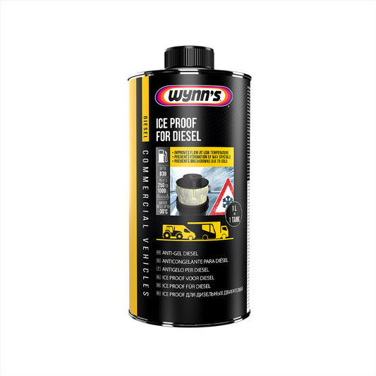 1L Wynns Winter Diesel Additive Anti-Gel Diesel Frost Protection Treatment