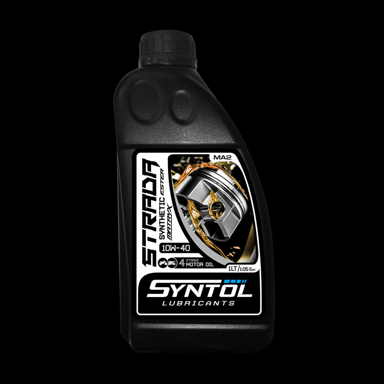 Syntol 10w40 Motorcycle Engine Oil Fully Synthetic 4 Stroke JASO MA / MA2