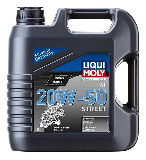 Liqui Moly 20w50 Mineral 4 Stroke Motorbike Engine Oil  4L